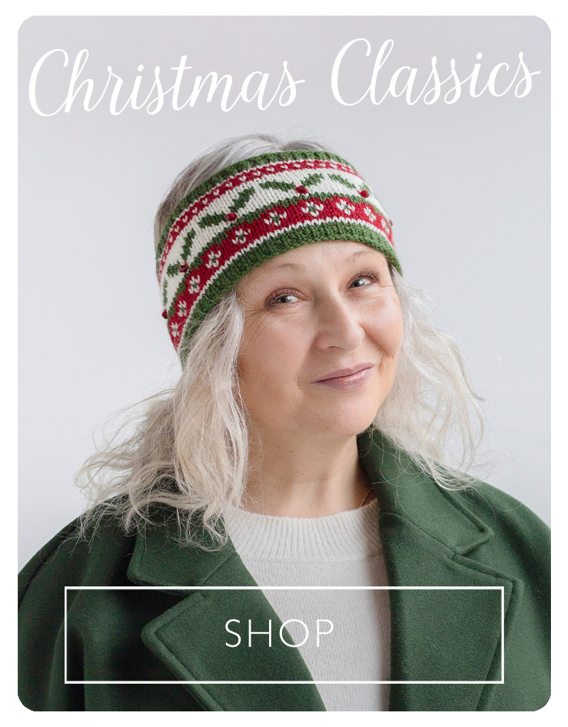 Christmas classics holly sprig headband kits toft